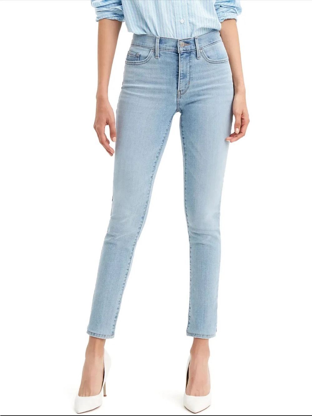 Women’s Levi's Light Blue High-Rise Skinny Jeans-size 28 (U.S. 6)/ 28” inseam